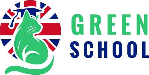 Logo Green School, szkoła językowa